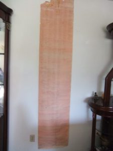 A 7 ft. roll up of the Ernest Dietrich Christian Family Tree